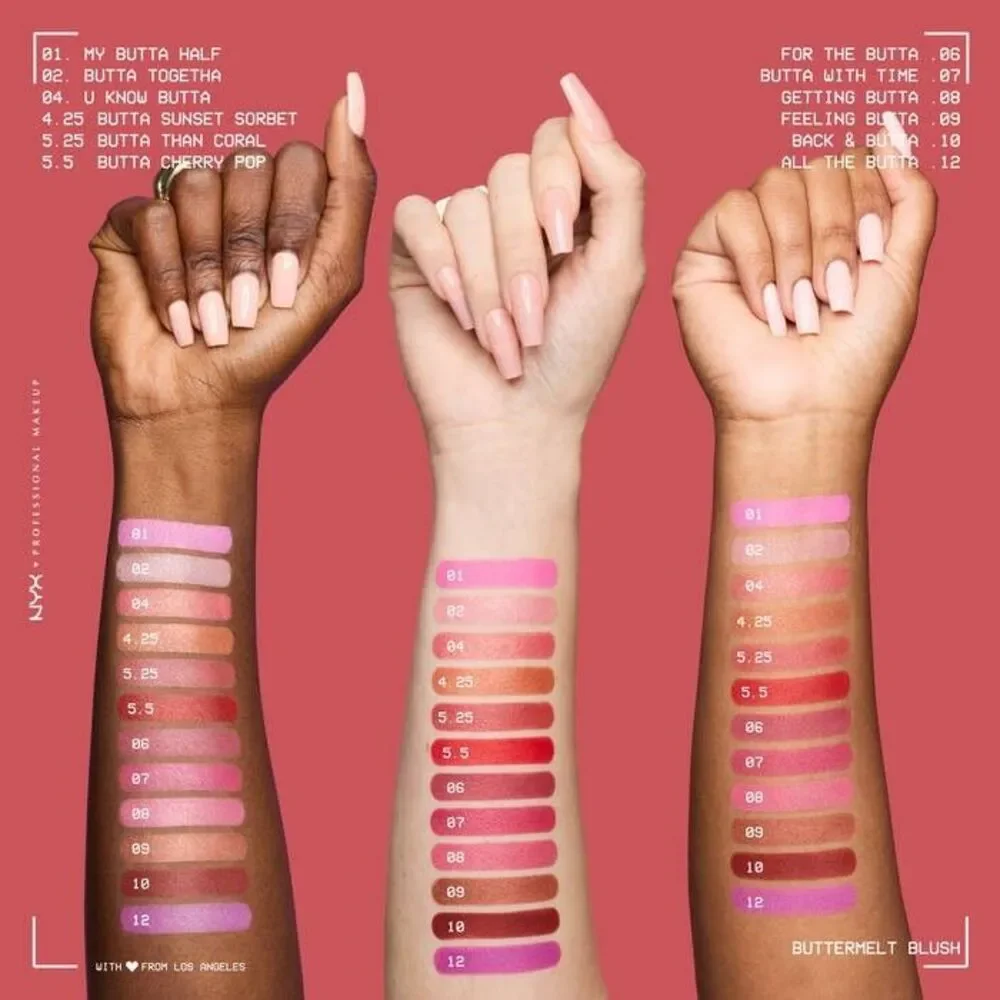 NYX Cosmetics Bridgerton Queen Buttermelt Blush Palette Duo